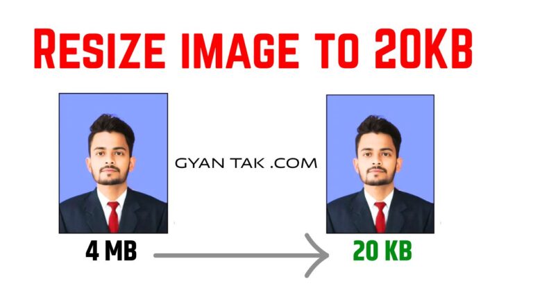 Resize image to 20kb