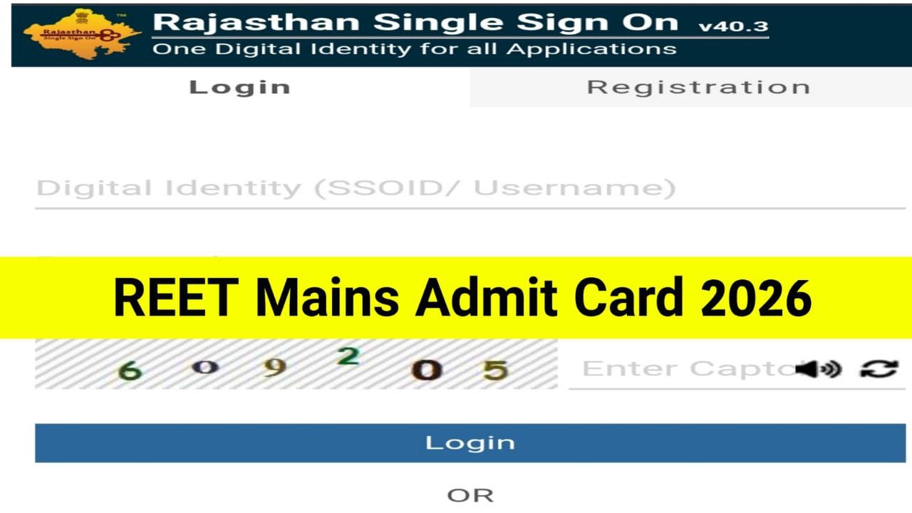 डाउनलोड करें REET Mains एडमिट कार्ड 2026 डायरेक्ट लिंक से: REET Mains Admit Card 2026 Download Link