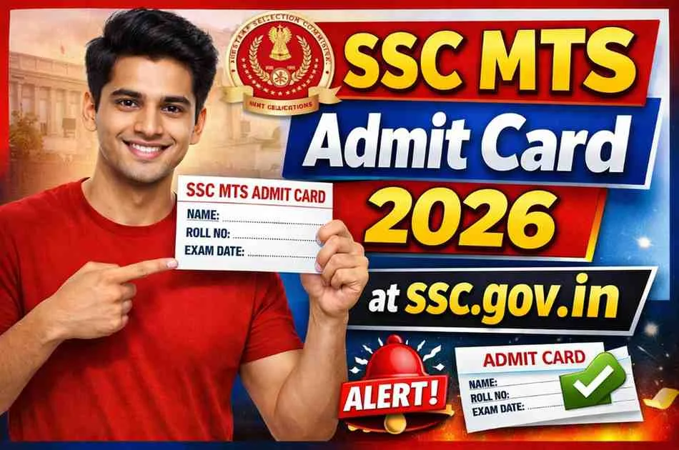 SSC MTS Admit Card 2026 at ssc.gov.in, Check Release Date
