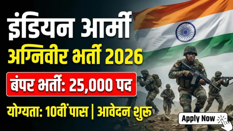 Indian Army Agniveer Recruitment 2026 – Apply Online & Check Details