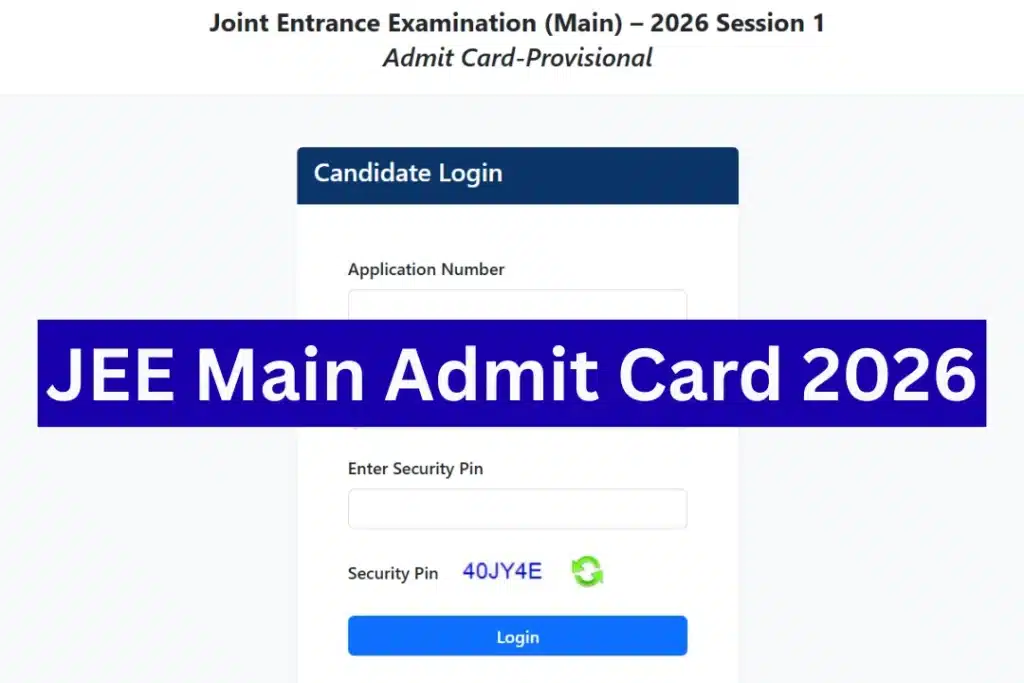 JEE Mains April City Intimation 2026 Out Check Best Link