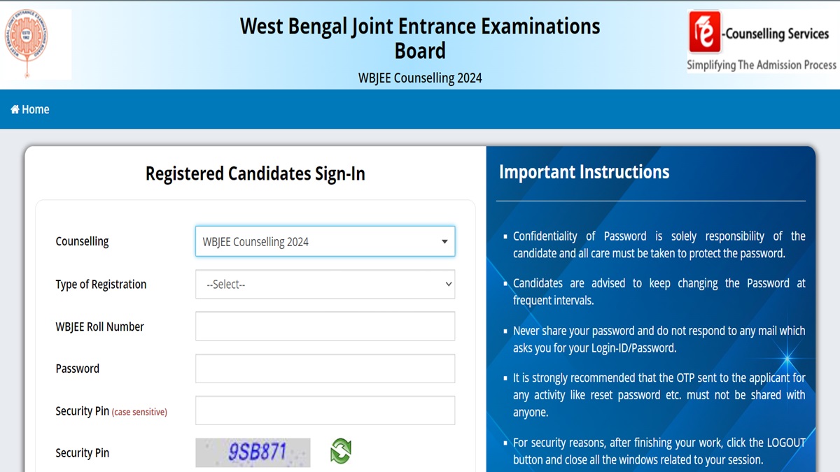 WBJEE Round 1 Seat Allotment 2026 Direct Link to Check