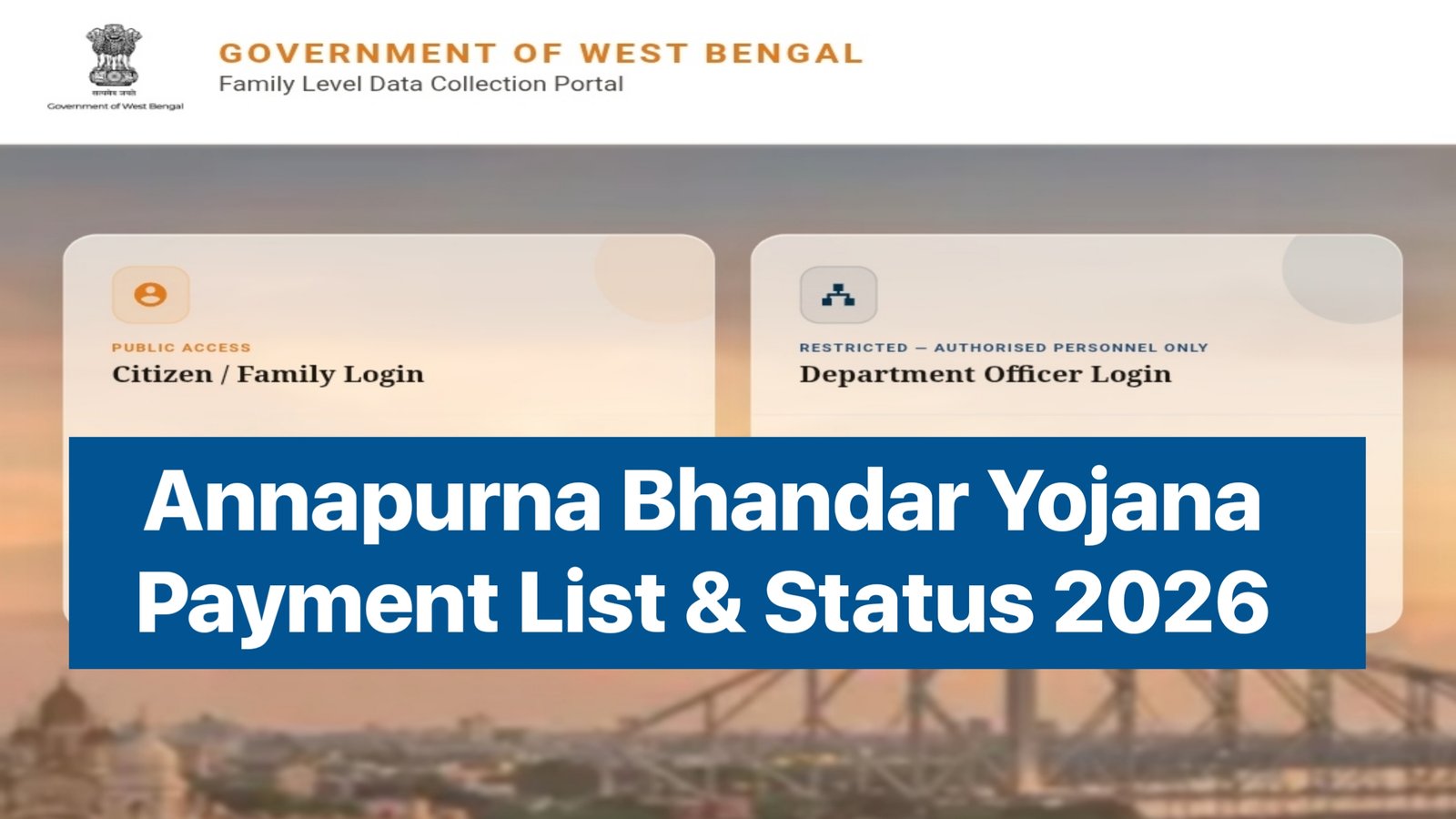 Annapurna Bhandar Status Check 2026: ₹3000 Payment Status Online Check